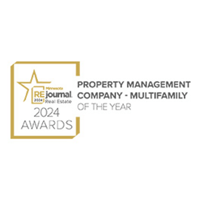 2024 Minnesota RE Journal Property Management Company of the Year award logo